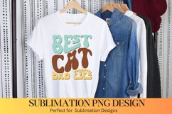Best Cat Dad Ever Sublimation | Cat Sublimation Product Image 1