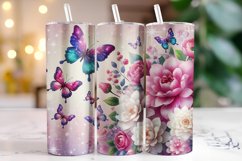 Flowers Tumbler Wrap | Sublimation | Tumblers Product Image 1