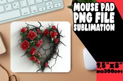 Tranquil Love Sublimation Mousepad Product Image 1