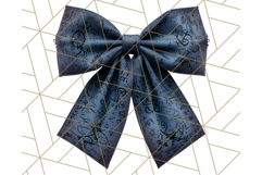 Halloween Bow Clipart, Bright Holiday Ribbon PNG Product Image 3