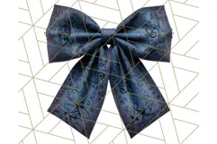 Halloween Bow Clipart, Bright Holiday Ribbon PNG Product Image 3