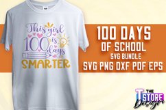 100 days of school SVG Design|Quotes SVG Design | School SVG Product Image 1
