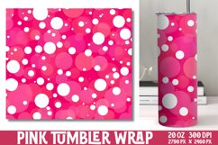 Pink Digital Paper Tumbler Wrap Product Image 1