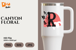 Canyon Floral Monogram Product Image 1