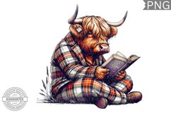 Retro Highland Cow Sublimation Bundle | Vintage Cow Design Product Image 10