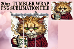 RADIANT DAYS 20oz TUMBLER WRAP, Grumpy Cat Product Image 1