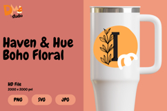 Haven &amp; Hue Boho Floral Monogram Product Image 1