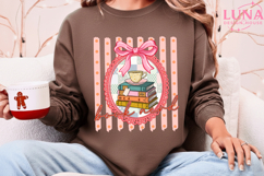 Bookworm Png, Floral Book Png, Reading Png Product Image 2