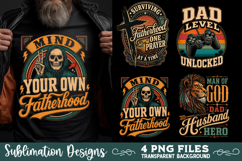 Dad sublimation PNG, Father 4 PNG, Father's day PNG Product Image 2