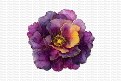 23 Dark and Gold Flowers PNG Product Image 19