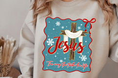 Jesus Is The Reason For The Season PNG Coquette Christian Product Image 3