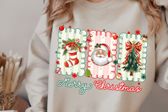 Coquette Glitter Merry Christmas Png, Christmas Tree Png Product Image 3