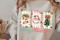 Coquette Glitter Merry Christmas Png, Christmas Tree Png Product Image 3