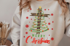 Preppy Merry Christmas Png, Christian Christmas Png Product Image 3
