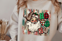 Ho Ho Ho Png, Christmas Santa Brushstrokes PNG, Christmas Product Image 2
