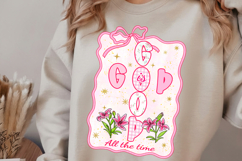 God Is Good All The Time PNG Christian Sublimation Design Product Image 3