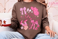 Pink Cowboy Boots Png, Rodeo Fashion, Cowgirl Boots PNG Product Image 3