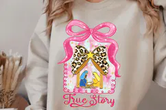 True Story PNG Christian Christmas Nativity Scene PNG Product Image 3