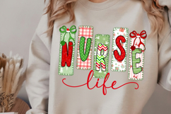 Christmas Nurse png, Nurse Coquette Christmas Png Product Image 2