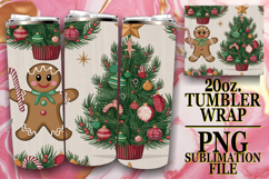 Dreamy vibes 20oz tumbler wrap, Christmas Product Image 1