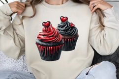 Gothic Valentines Day Clipart PNG Product Image 1
