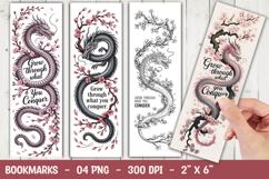 Floral Snake Bookmark Sublimation Product Image 1