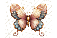 Jewel Toned Butterfly PNG Clipart, Vibrant Butterflies Product Image 3