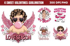 Sweet Valentines Sublimation PNG Product Image 1
