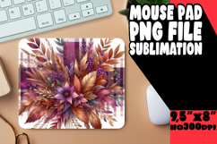 TIMELESS MOUSE PAD PNG STYLE, Autumn Flower Product Image 1