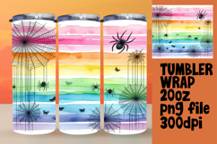 VIBRANT 20oz PNG Tumbler Wrap , Halloween Product Image 1
