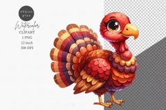 Farm animals clipart, Turkey clipart, Cute animals Product Image 1