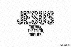 Jusus the way the truth the life SVG | SVG Cut files | Cricu Product Image 1