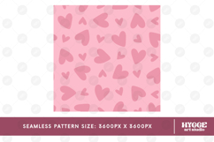 St Valentine&#039;s Day Hearts Cupid Love Seamless Pattern PNG Product Image 2