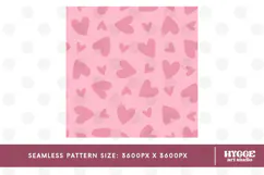 St Valentine's Day Hearts Cupid Love Seamless Pattern PNG Product Image 2