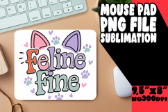 Sweet mouse PAD Inspirational Magic, Cat Quote Product Image 1