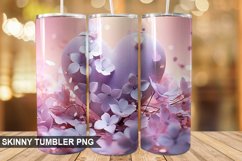 3D Valentine&#039;s Day PNG Tumbler Design Product Image 1