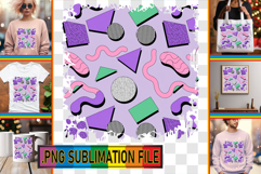 Unique TSHIRT Art Ideas PNG, Funky Pattern Product Image 1