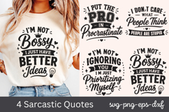 Sarcastic Quotes SVG PNG Product Image 1