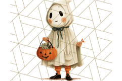 Vintage Halloween PNG Clipart, 1950s Retro Graphics Clip Art Product Image 3