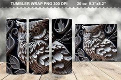 3D Owl Tumbler Sublimation Bundle - 3D Owl Tumbler Wrap Product Image 10