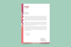 Modern Letterhead Design Template Vector illustration Product Image 1