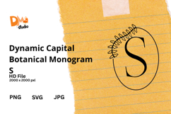 Dynamic Capital Botanical Monogram Product Image 1