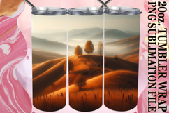 Sweet vibes 20oz tumbler wrap, Autumn Product Image 1