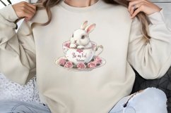 Valentines Day Bunny Cups Clipart PNG Product Image 1