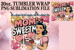 SWEET VIBES 20oz TUMBLER WRAP, Mom Life Product Image 1