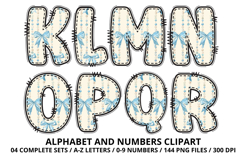 Blue Teddy Bear Alphabet PNG - Letters &amp; Numbers Clipart Product Image 3