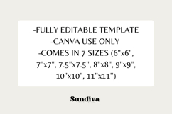 Editable Burn Away Cake Topper 2026 Calendar Canva Template Product Image 2