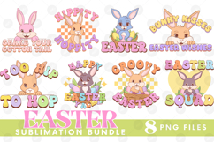 Easter Sublimation PNG Bundle Bunny Chick Farm Hip Hop Joy Product Image 1