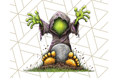 Halloween Monster Clipart PNG, Cute Spooky Characters Product Image 3