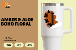 Amber &amp; Aloe Boho Floral Monogram Product Image 1